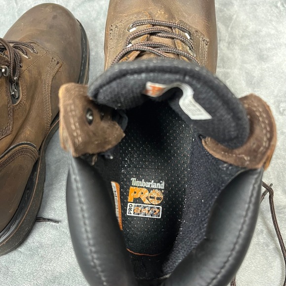 Timberland PRO 12W Work Boots Leather Electrical Safety Steel Toe Direct Attach - Picture 5 of 13